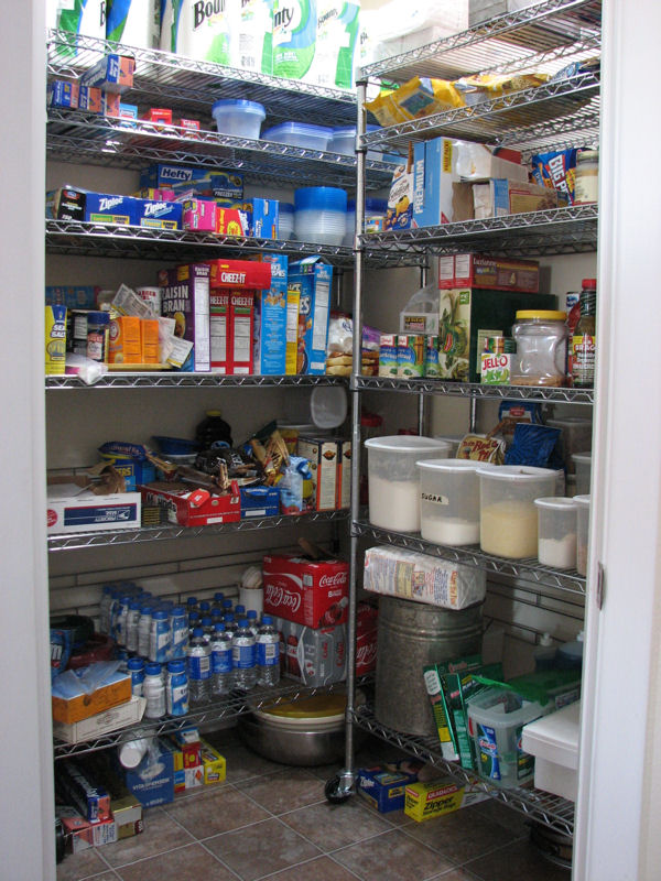 A well-stocked larder.